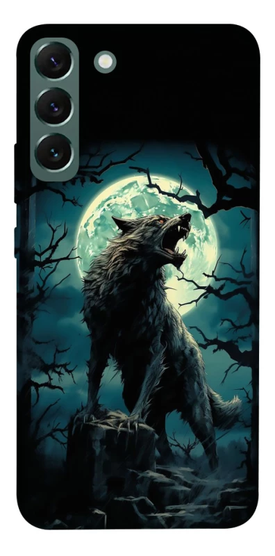 Чохол на Samsung Galaxy S22+ Вовк під місяцем фото 1 з 1