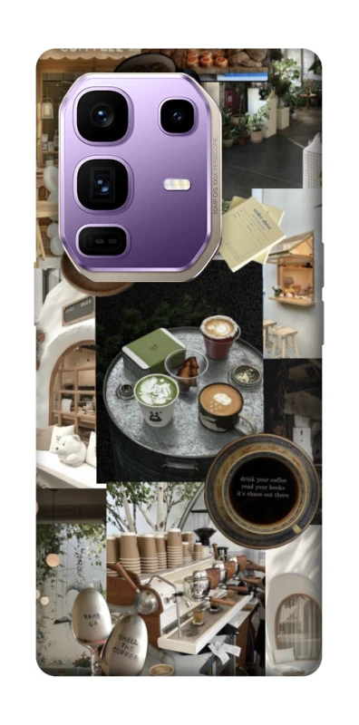 Чехол на Infinix Note 50 Pro+ Coffee collage ver.4 фото 1 из 1