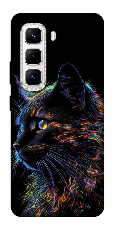 Чохол на Infinix Hot 50 Pro Чорний кіт фото 1 з 1