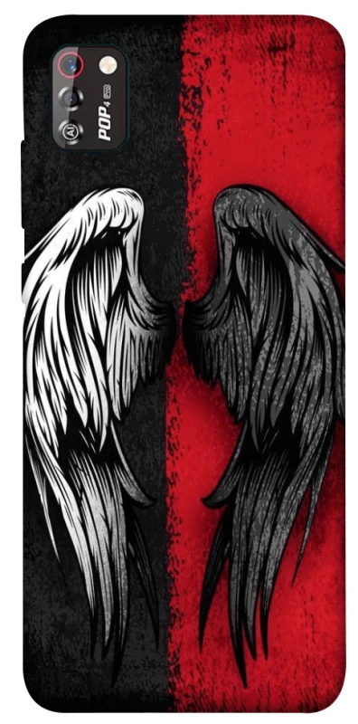 Чехол на TECNO POP 4 Pro Angel and Devil фото 1 из 1