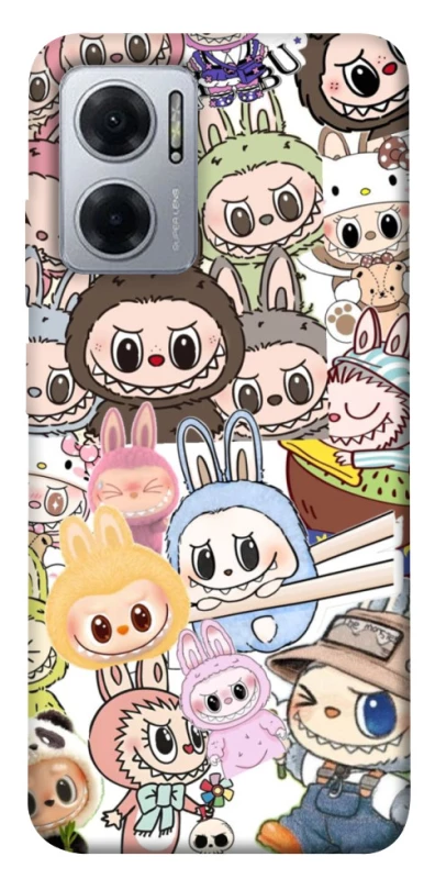 Чохол на Xiaomi Redmi Note 11E All Labubus фото 1 з 1