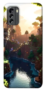 Чехол на Nokia G60 Minecraft sunset фото 1 из 1