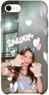 Чохол на Apple iPhone SE (2020) Sakura - LE SSERAFIM фото 1 з 1