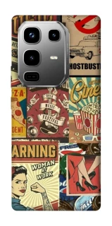 Чохол на Infinix Note 50 Pro Retro collage ver.2 фото 1 з 1