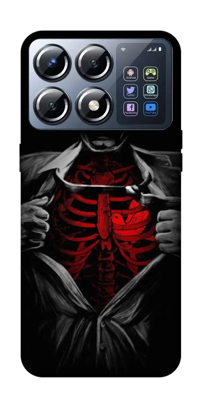 Чохол на Xiaomi POCO X8 Pro Skeleton Heart фото 1 з 1