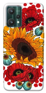 Чохол на Realme 9 Pro Соняшники та маки фото 1 з 1