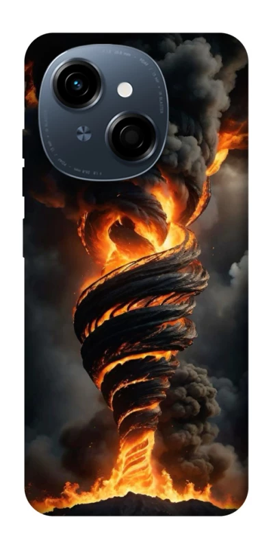 Чехол на TECNO Spark Go 1 Огненный торнадо фото 1 из 1