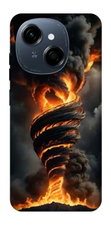 Чехол на TECNO Spark Go 1 Огненный торнадо фото 1 из 1