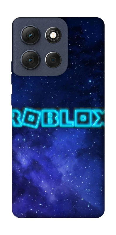 Чохол на Motorola Moto G86 Roblox Space Logo Blue фото 1 з 1