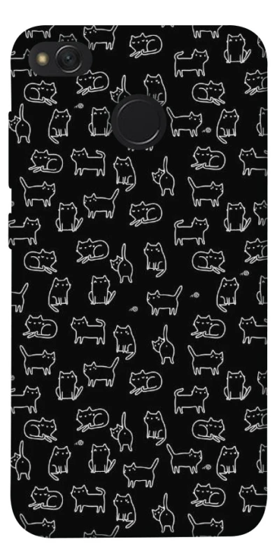 Чохол на Xiaomi Redmi 4X Black Cats фото 1 з 1