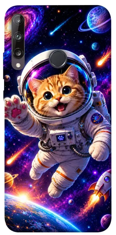 Чехол на Huawei P40 Lite E Space Cat фото 1 из 1