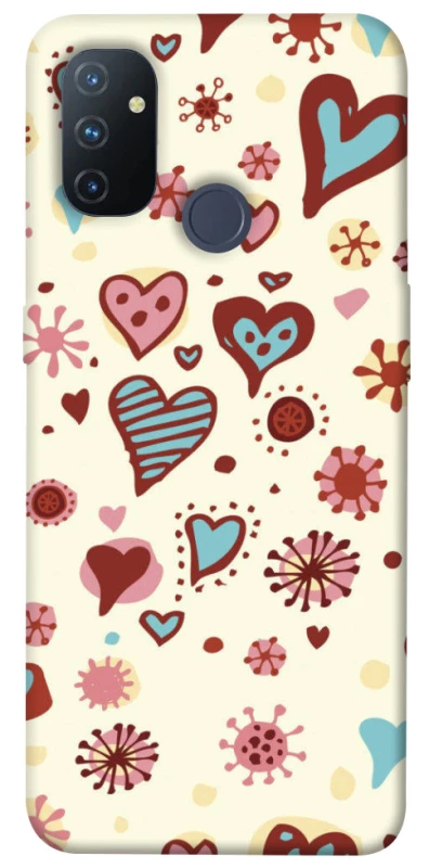 Чохол на OnePlus Nord N100 Pretty hearts фото 1 з 1