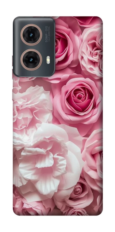 Чохол на Motorola Moto G85 Рожеві Квіти фото 1 з 1