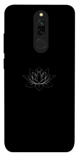 Чехол на Xiaomi Redmi 8 Black Lotus фото 1 из 1