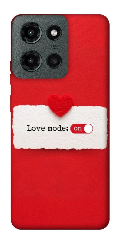 Чохол на Motorola Moto G Power (2025) Love Mode ON фото 1 з 1