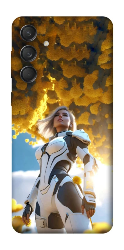 Чохол на Samsung Galaxy M55 Cyber space girl ver.3 фото 1 з 1