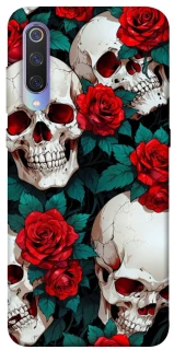 Чохол на Xiaomi Mi 9 skull and rose фото 1 з 1