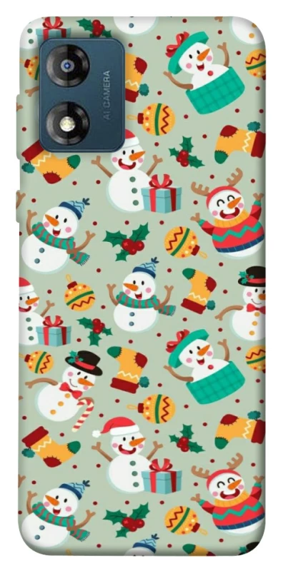 Чехол на Motorola Moto E13 Новогодний v2 фото 1 из 1