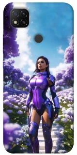 Чехол на Xiaomi Redmi 9C Cyber space girl ver.4 фото 1 из 1