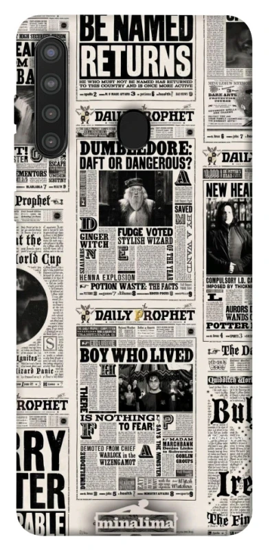 Чохол на Samsung Galaxy A21 Harry Potter newspaper фото 1 з 1