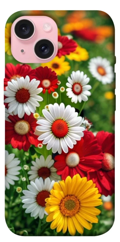 Чохол на Apple iPhone 15 (6.1") Flowers v11 фото 1 з 1