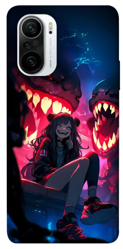 Чехол на Xiaomi Redmi K40 / K40 Pro / K40 Pro+ / Poco F3 Anime girl фото 1 из 1