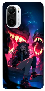 Чехол на Xiaomi Redmi K40 / K40 Pro / K40 Pro+ / Poco F3 Anime girl фото 1 из 1