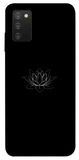 Чохол на Samsung Galaxy A03s Black Lotus фото 1 Чохол на Samsung Galaxy A03s Black Lotus фото 1 з 1