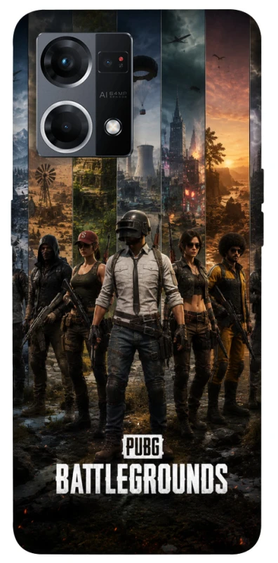 Чехол на Oppo Reno 7 4G PUBG фото 1 из 1