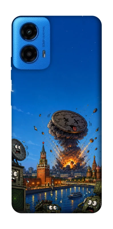 Чохол на Motorola Moto G45 Moscow never sleeps ver.8 фото 1 з 1