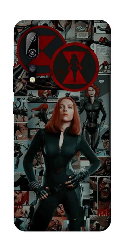 Чохол на ZTE Axon 10 Pro Black Widow фото 1 з 1