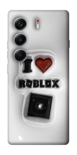 Чехол на Tecno Camon 40 I love Roblox фото 1 из 1