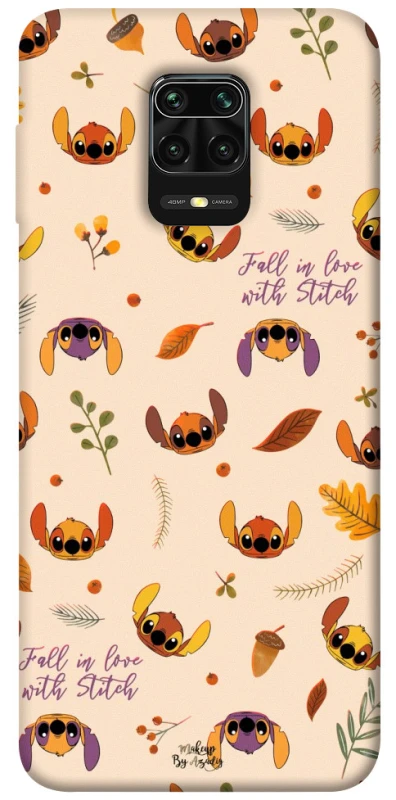 Чохол на Xiaomi Redmi Note 9s / Note 9 Pro / Note 9 Pro Max Fall in love with Stitch фото 1 з 1
