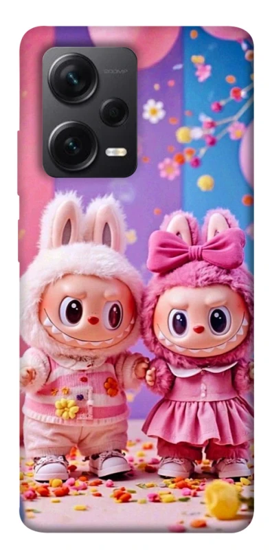 Чохол на Xiaomi Redmi Note 12 Pro 5G Labubu twins ver.2 фото 1 з 1