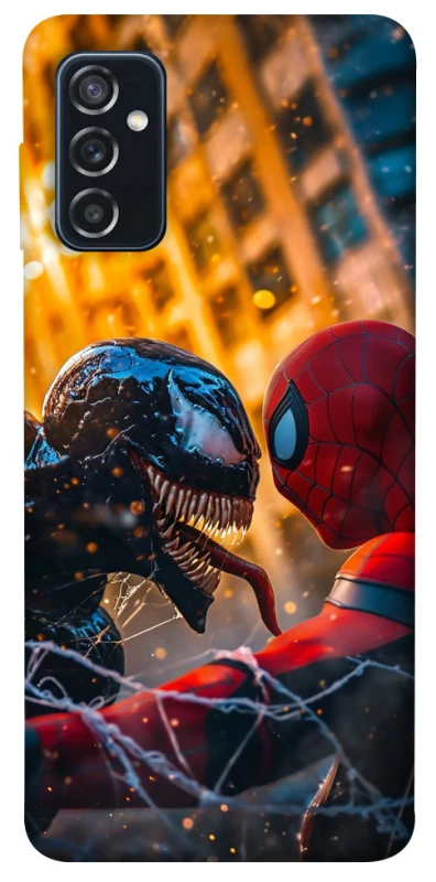 Чехол на Samsung Galaxy M52 Venom vs Spiderman фото 1 из 1