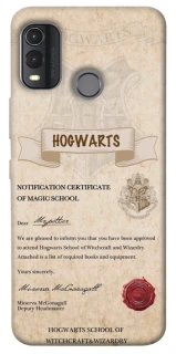 Чехол на Nokia G11 Plus The Hogwarts acceptance letter фото 1 из 1
