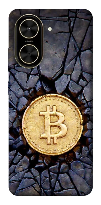 Чохол на Xiaomi Poco C71 Bitcoin cracks фото 1 з 1