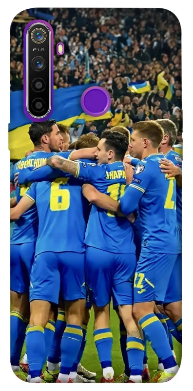 Чехол на Realme 5 Сборная Украины v3 фото 1 из 1