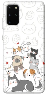 Чохол на Samsung Galaxy S20+ Funny Pets фото 1 з 1