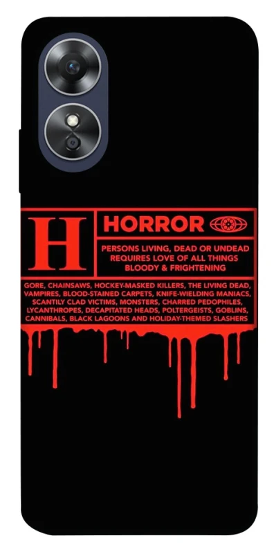 Чехол на Oppo A17 Horror Halloween фото 1 из 1