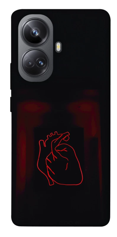 Чехол на Realme 10 Pro+ Красное сердце фото 1 из 1