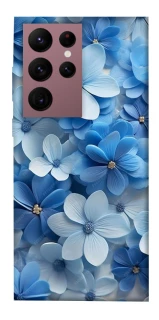 Чехол на Samsung Galaxy S22 Ultra Синие цветы фото 1 из 1