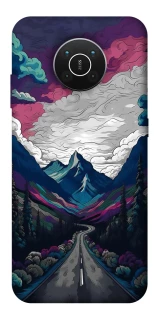 Чехол на Nokia X10 / X20 Нарисованные горы фото 1 из 1