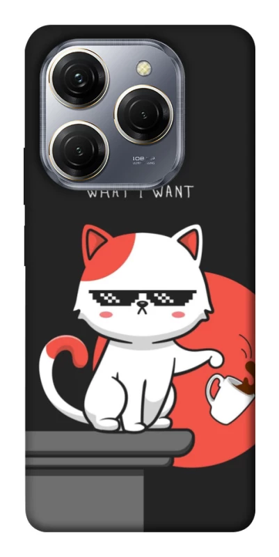 Чохол на TECNO Spark 20 Pro I do what i wont фото 1 з 1