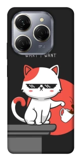 Чохол на TECNO Spark 20 Pro I do what i wont фото 1 з 1