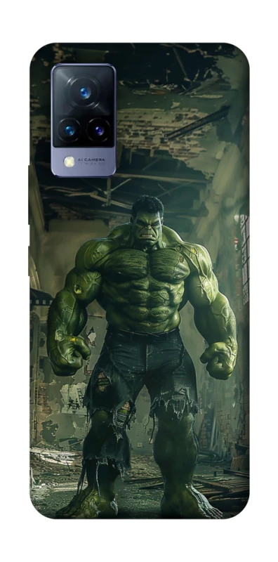 Чохол на Vivo V21 Angry Hulk фото 1 з 1