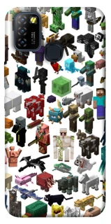Чохол на Infinix Hot 10 Lite Minecraft v4 фото 1 з 1