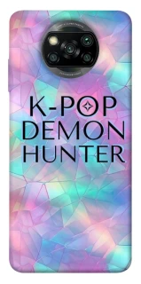 Чехол на Xiaomi Poco X3 NFC / Poco X3 Pro K-Pop Demon Hunters Logo фото 1 из 1