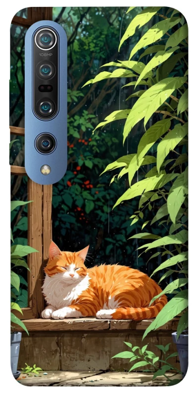 Чехол на Xiaomi Mi 10 / Mi 10 Pro red cat фото 1 из 1