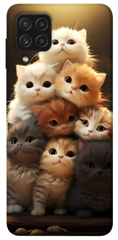 Чехол на Samsung Galaxy A22 4G Чехол Kittie Love v2 фото 1 из 1